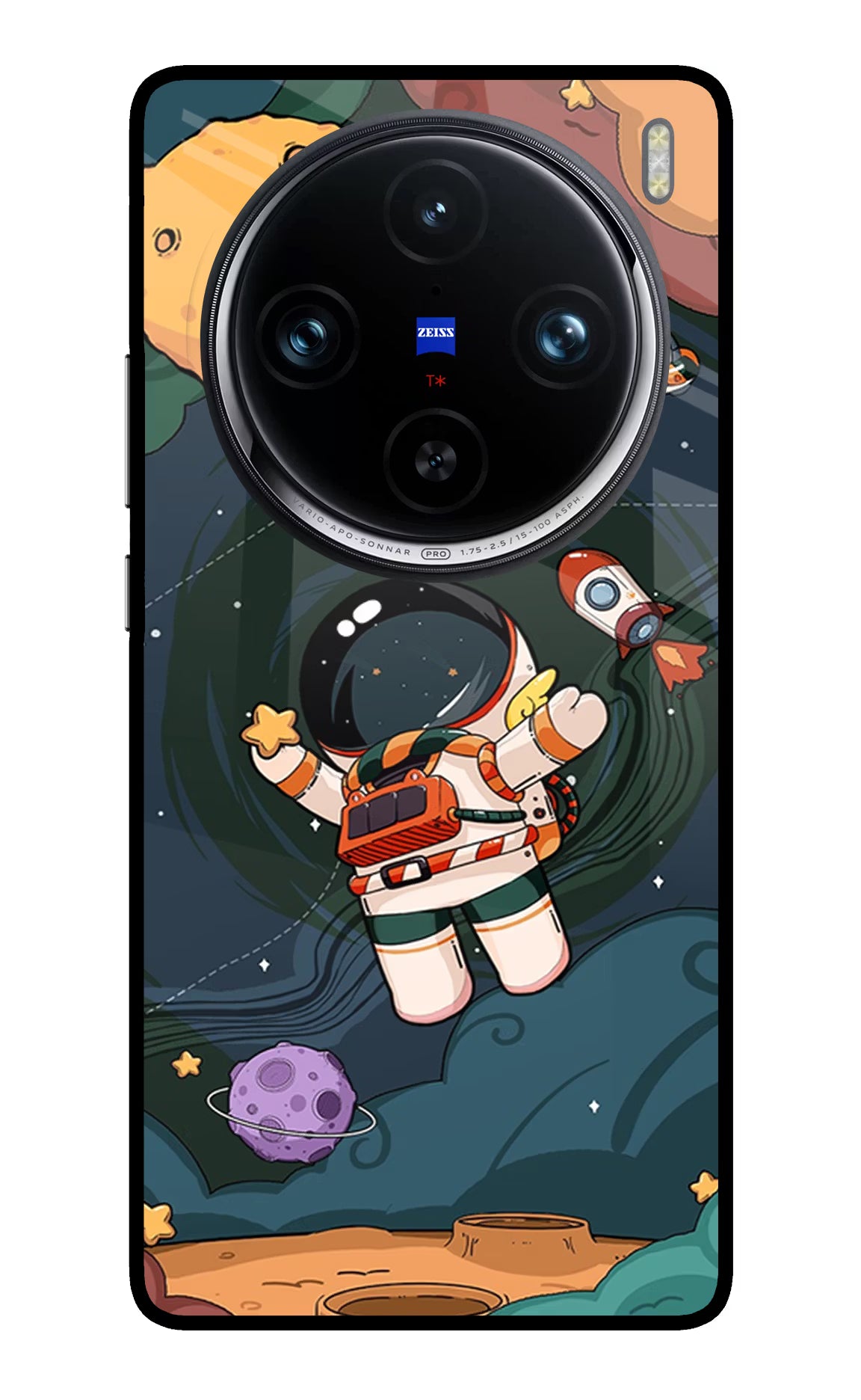 Cartoon Astronaut Case for Vivo X100 Pro by Casekaro