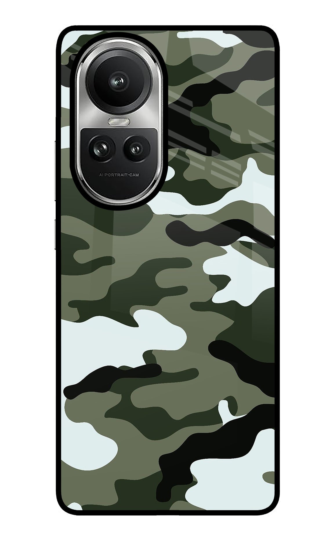 Camouflage Case for Oppo Reno10 5G/10 Pro 5G