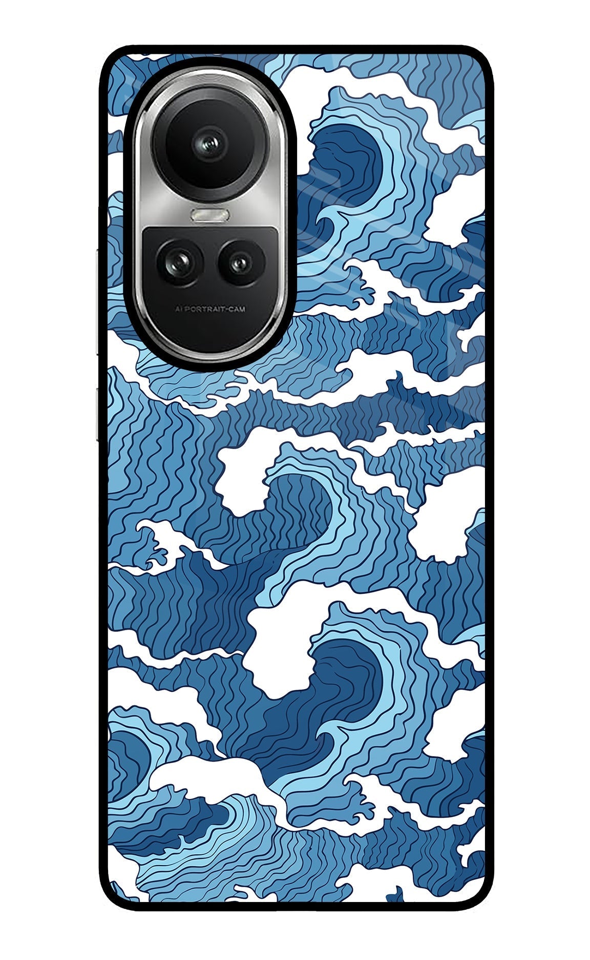 Blue Waves Case for Oppo Reno10 5G/10 Pro 5G