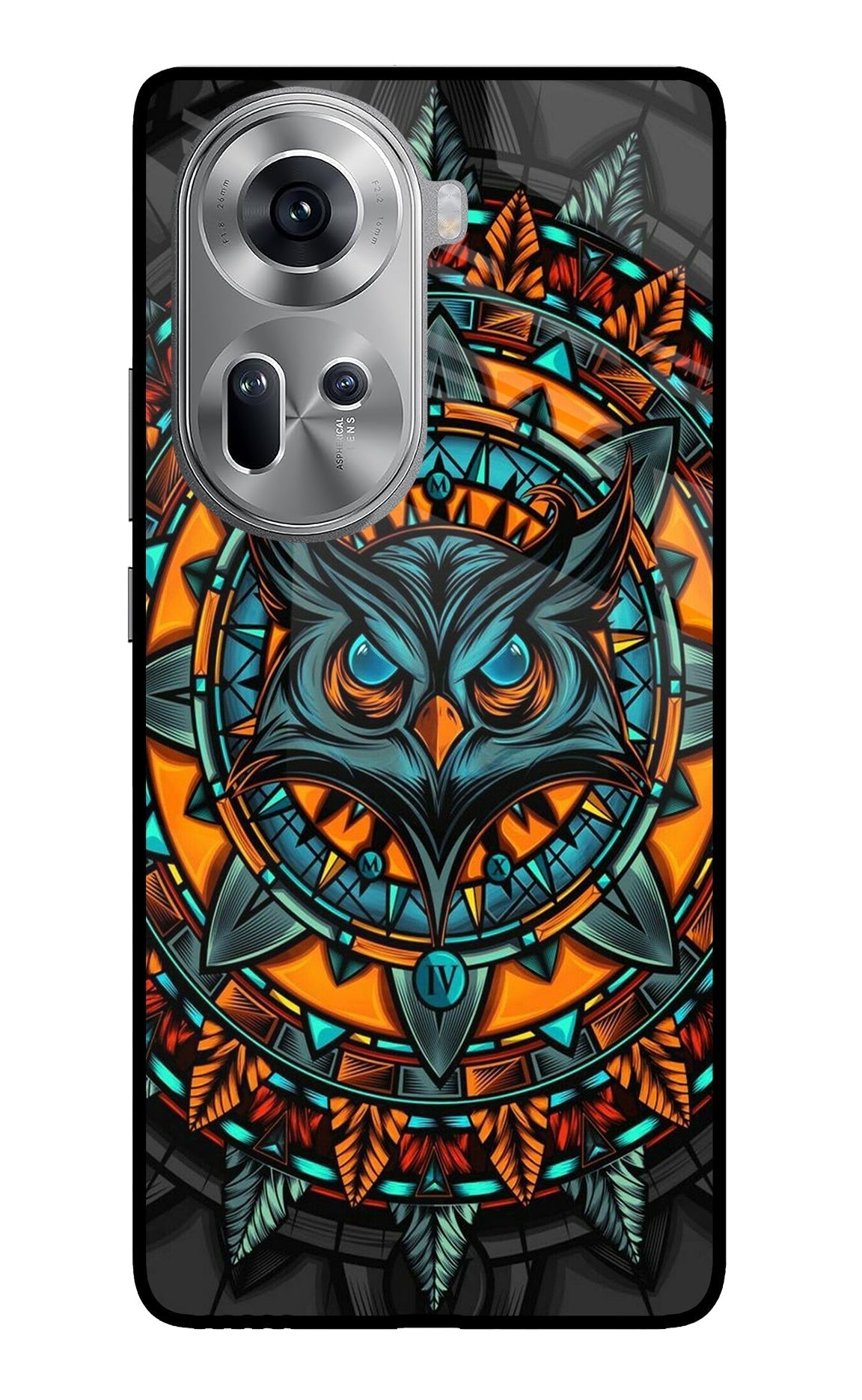 Angry Owl Art Case for Oppo Reno11