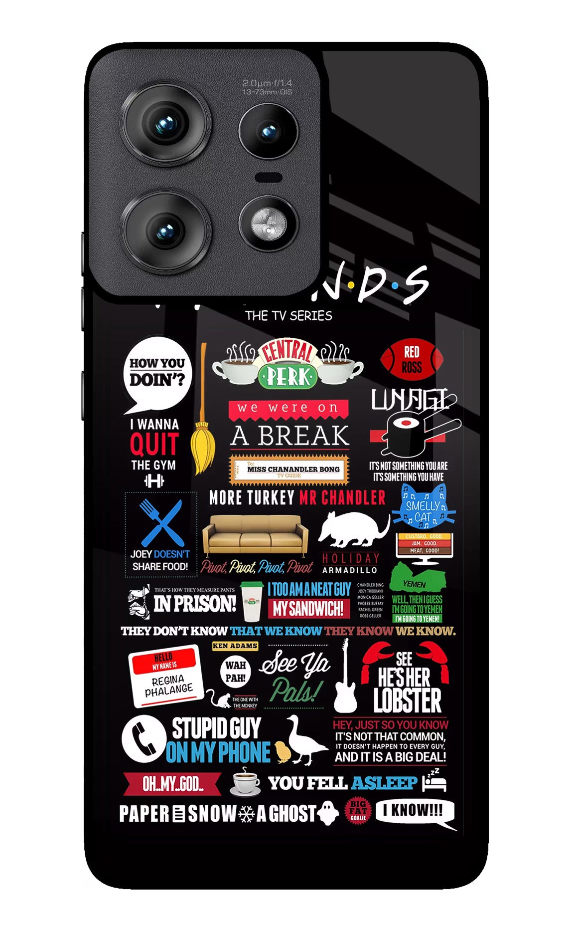 FRIENDS Case for Moto Edge 50 Pro 5G by Casekaro