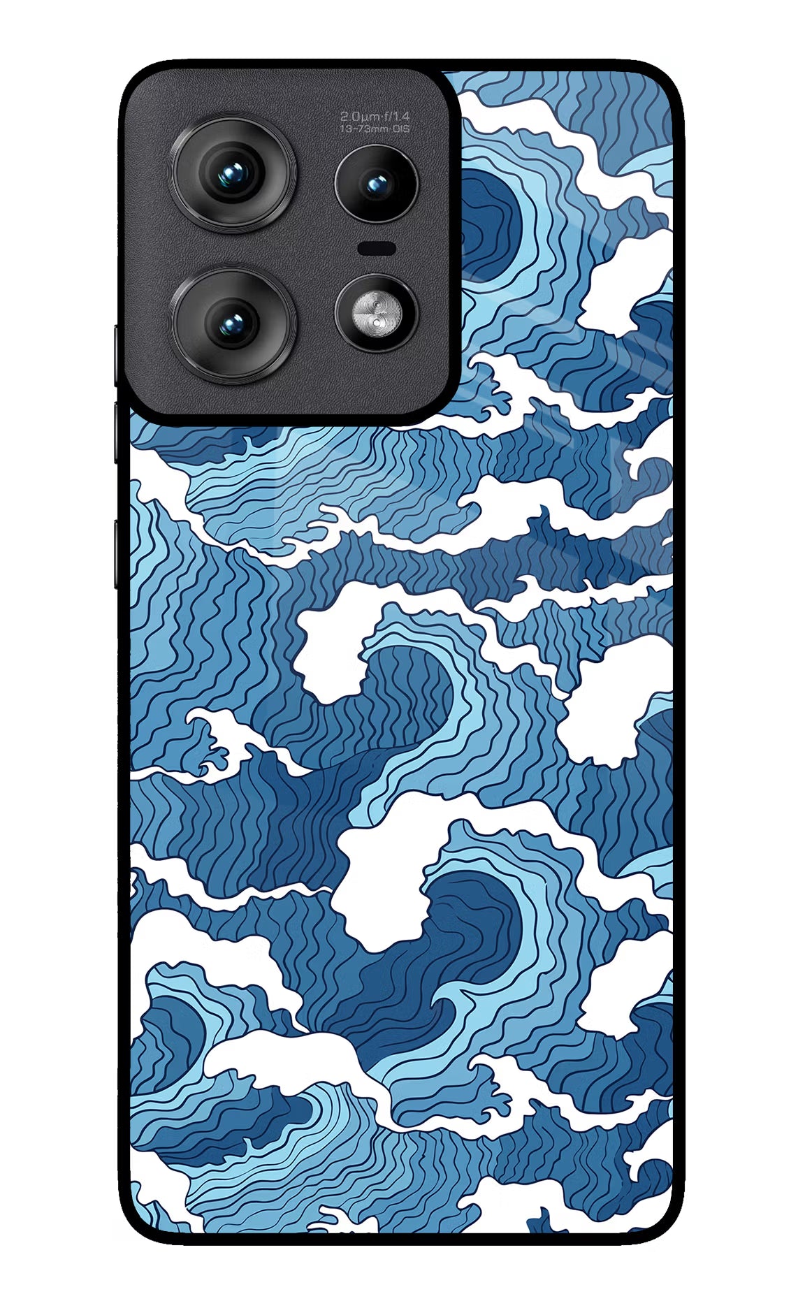 Blue Waves Case for Moto Edge 50 Pro 5G by Casekaro