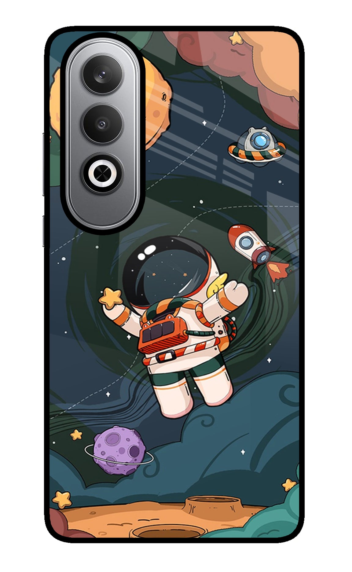 Cartoon Astronaut Case for Oneplus Nord CE4