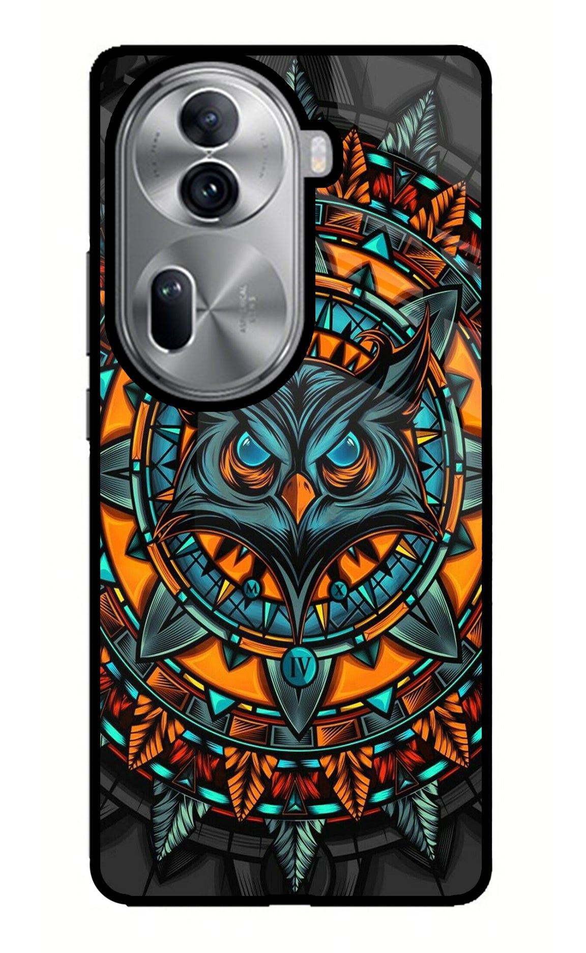 Angry Owl Art Case for Oppo Reno11 Pro 5G
