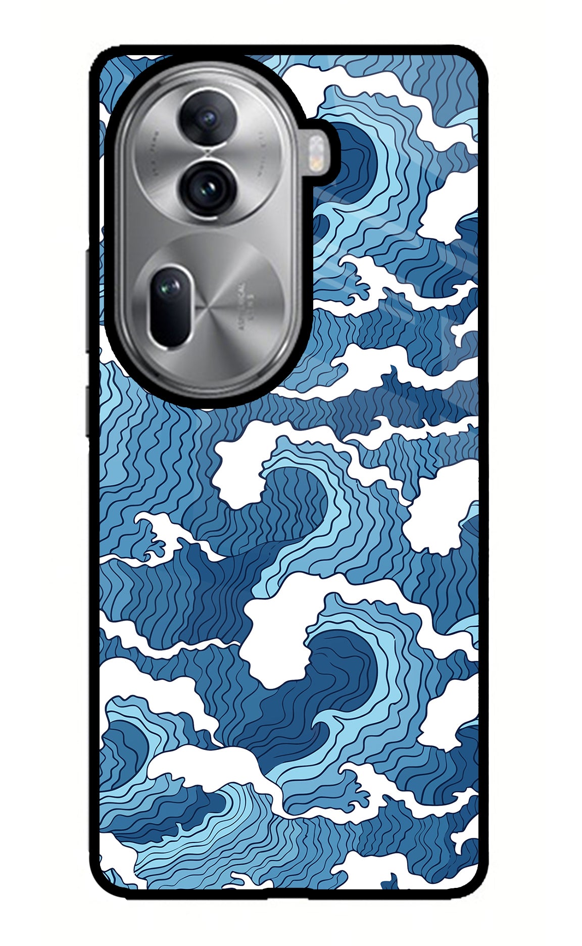 Blue Waves Case for Oppo Reno11 Pro 5G