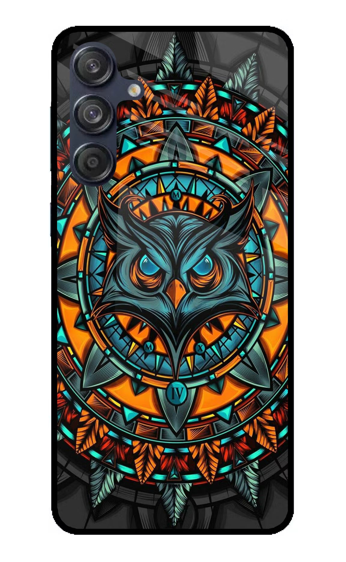 Angry Owl Art Case for Samsung M55 5G by Casekaro