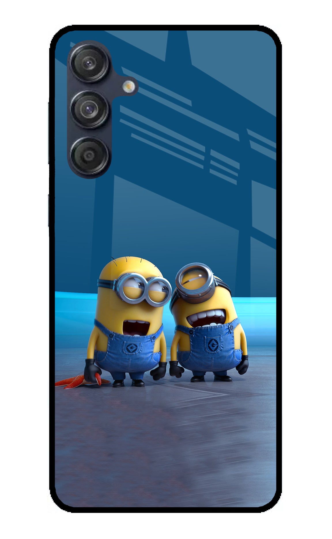 Minion Laughing Case for Samsung M55 5G