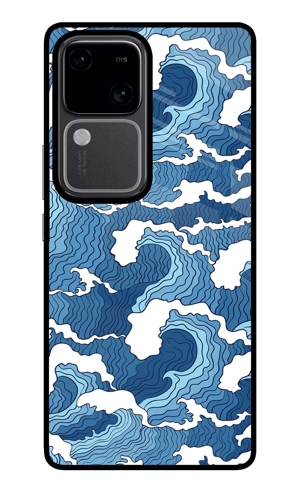 Blue Waves Case for Vivo V30 5G