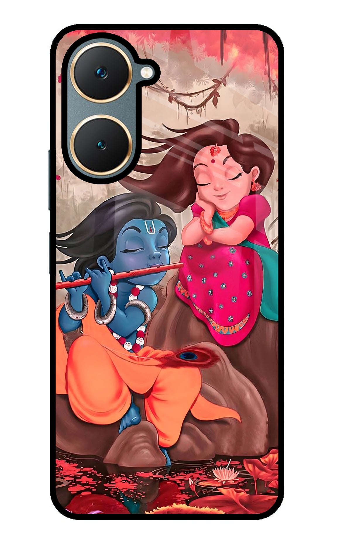 Radhe Krishna Case for Vivo Y18/Y18e
