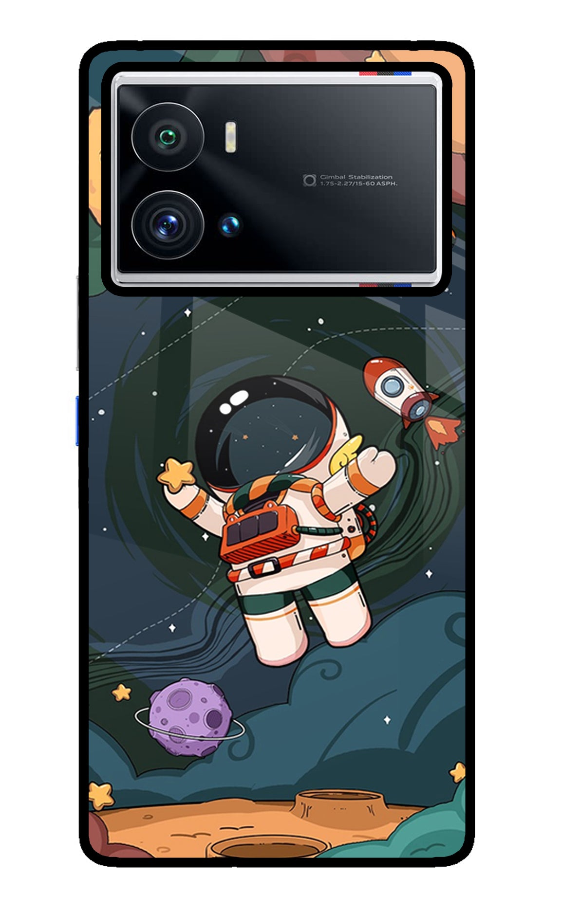 Cartoon Astronaut Case for iQOO 9 Pro 5G