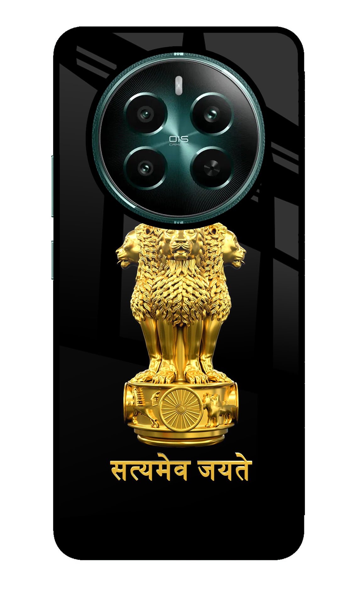 Satyamev Jayate Golden Case for Realme Narzo 70 5G/70 Pro 5G