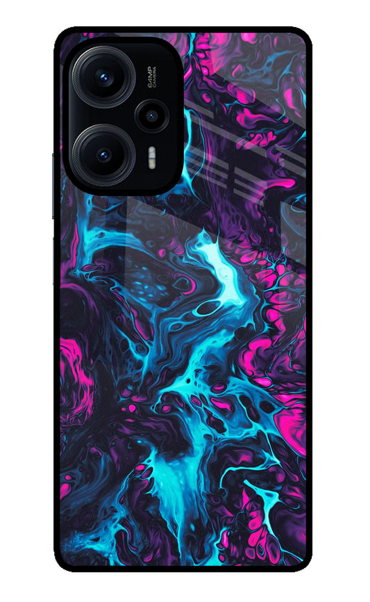 Abstract Poco F5 5G Glass Case