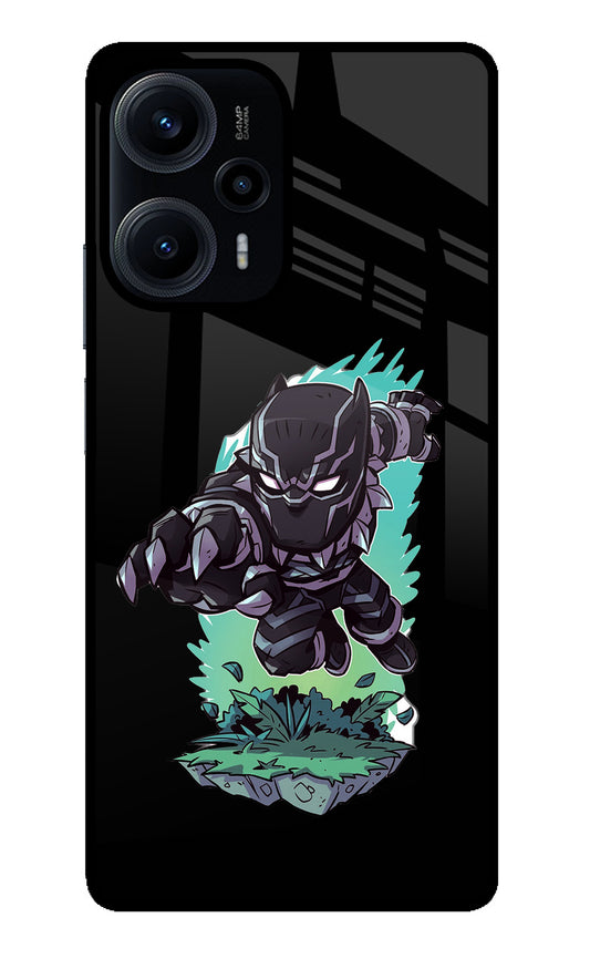 Black Panther Poco F5 5G Glass Case