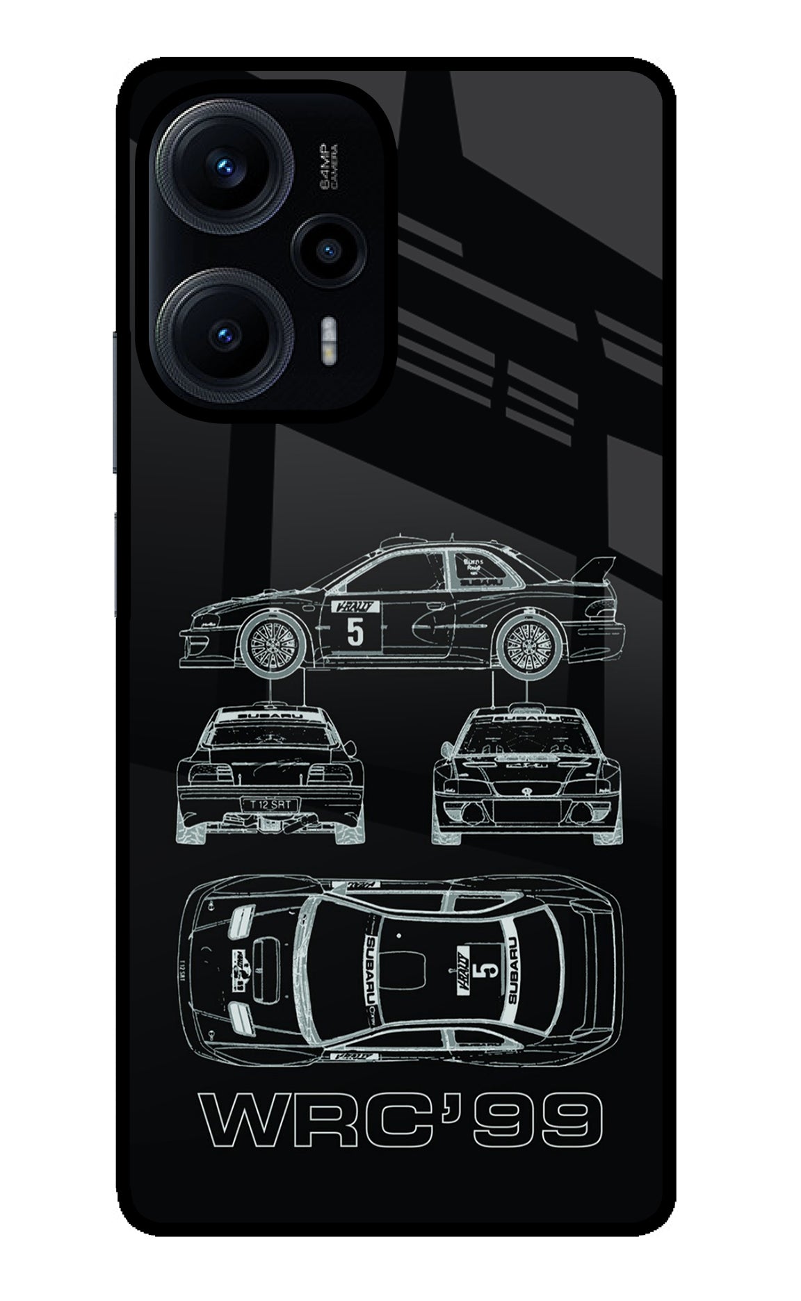 WRC'99 Poco F5 5G Glass Case
