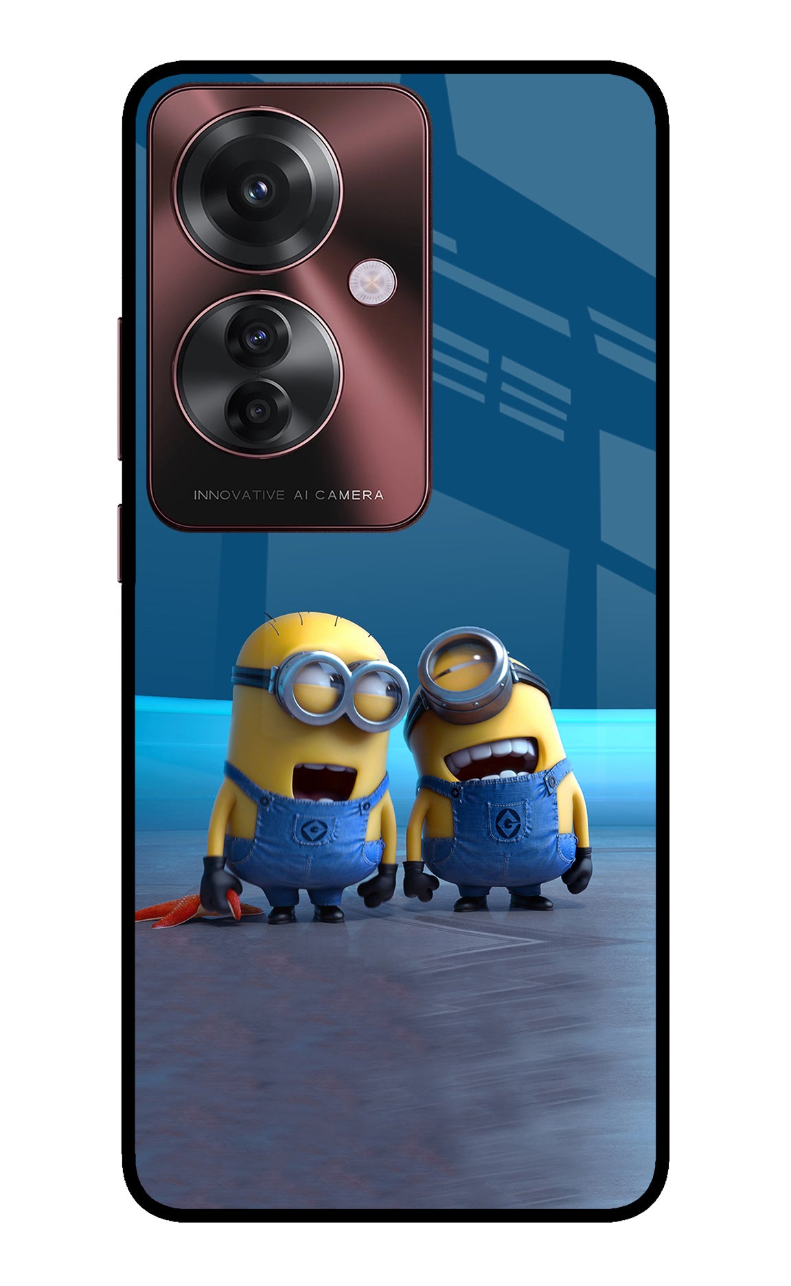Minion Laughing Case for Oppo F25 Pro 5G