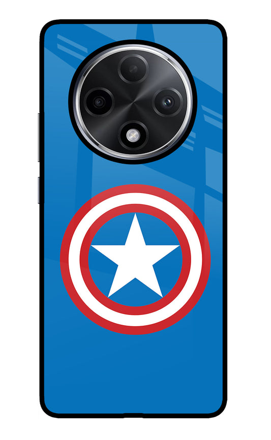 Captain America Logo Oppo F27 Pro Plus Glass Case