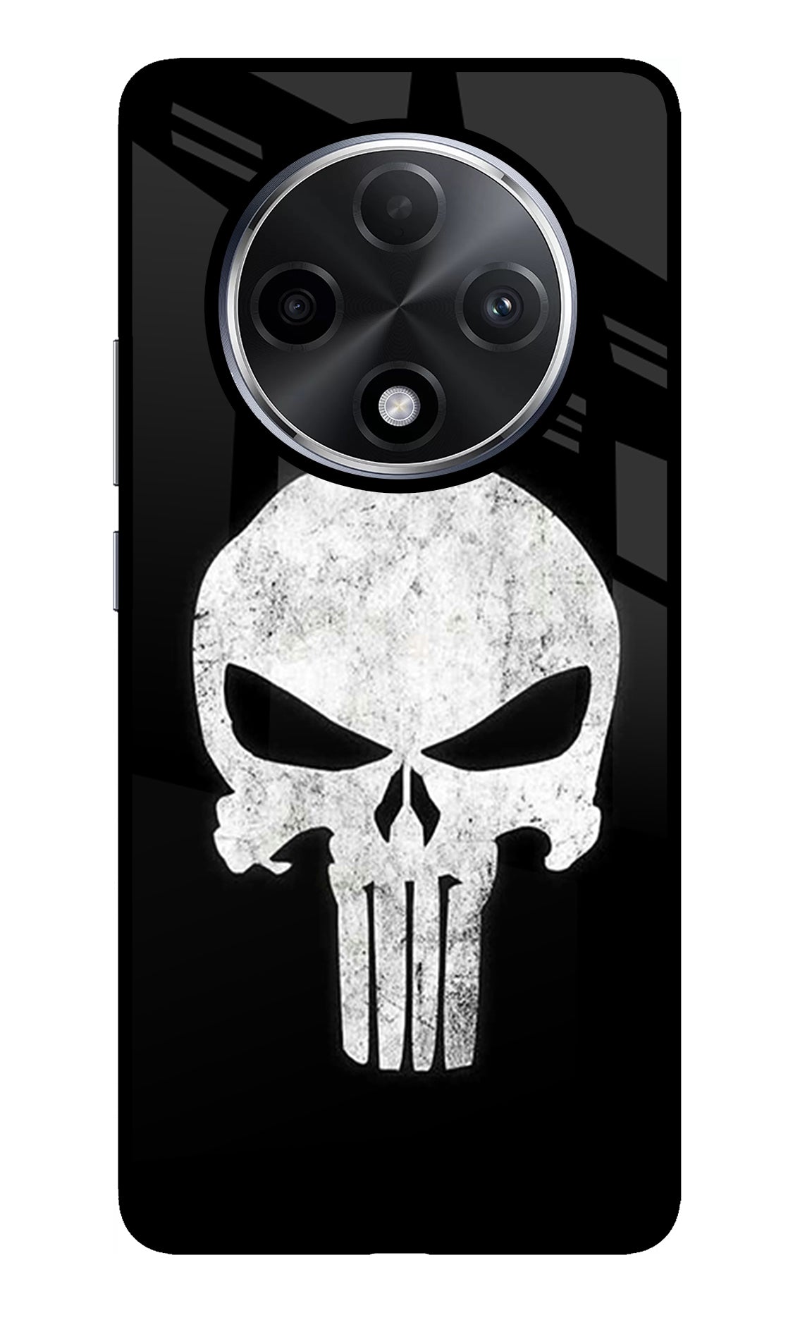 Punisher Skull Oppo F27 Pro Plus Glass Case