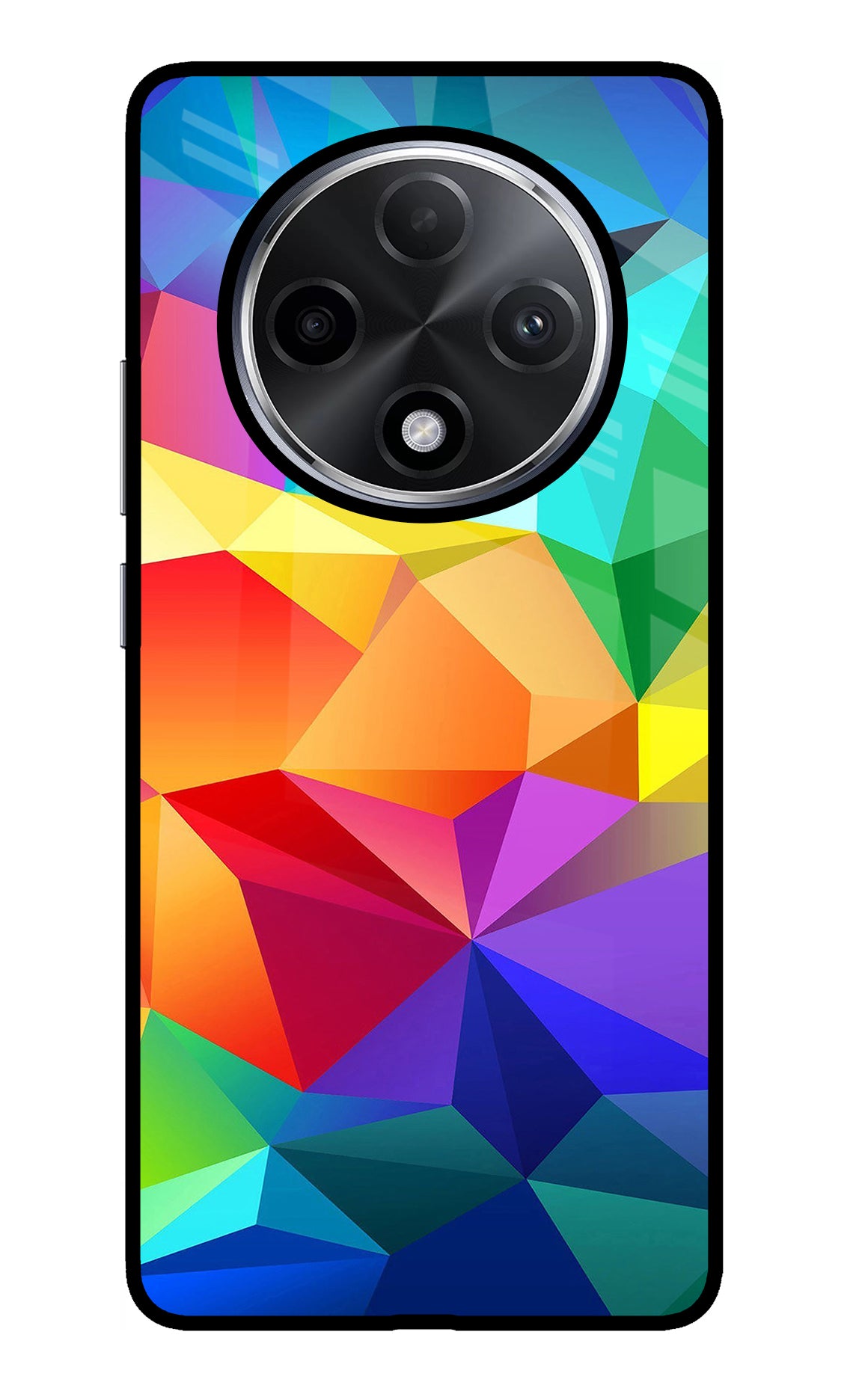 Abstract Pattern Oppo F27 Pro Plus Glass Case