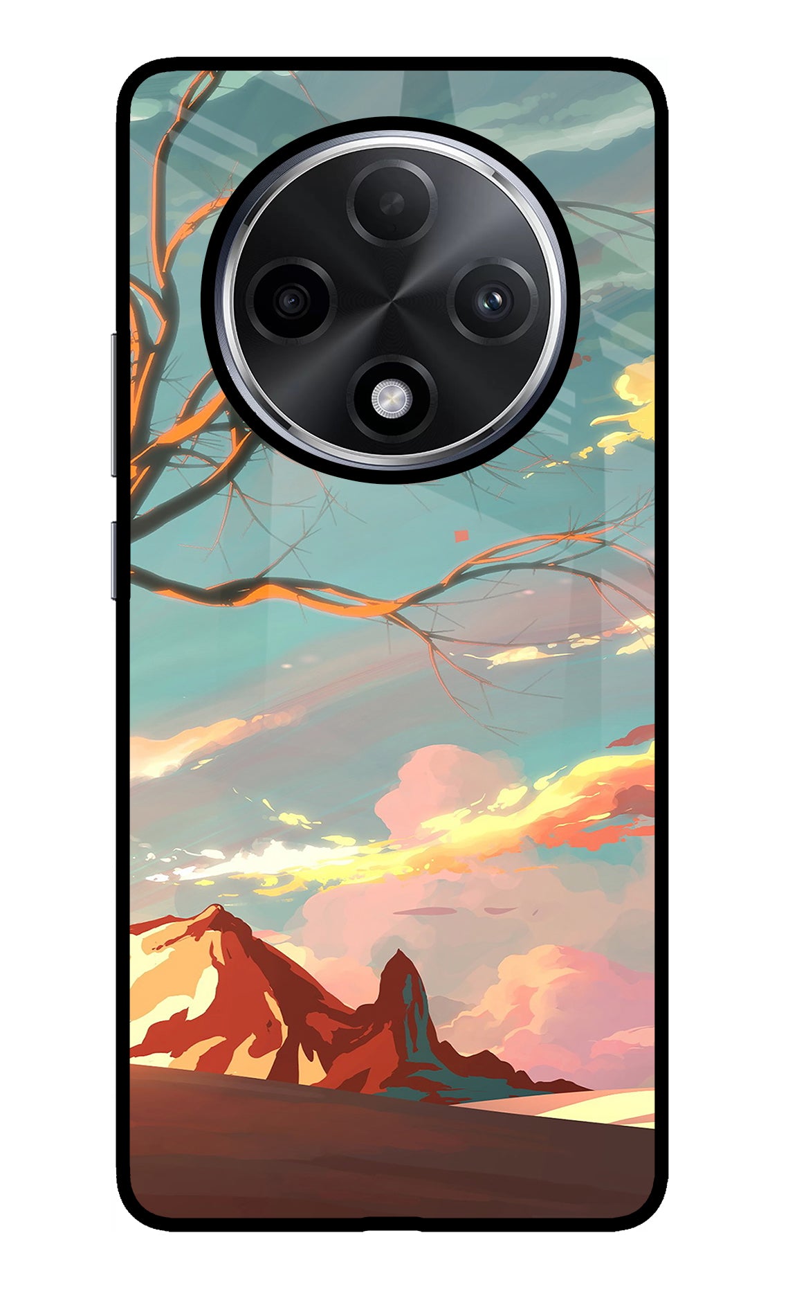 Scenery Oppo F27 Pro Plus Glass Case