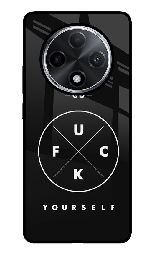 Go Fuck Yourself Oppo F27 Pro Plus Glass Case
