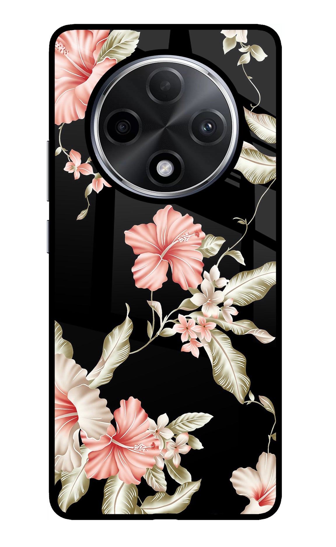 Flowers Oppo F27 Pro Plus Glass Case