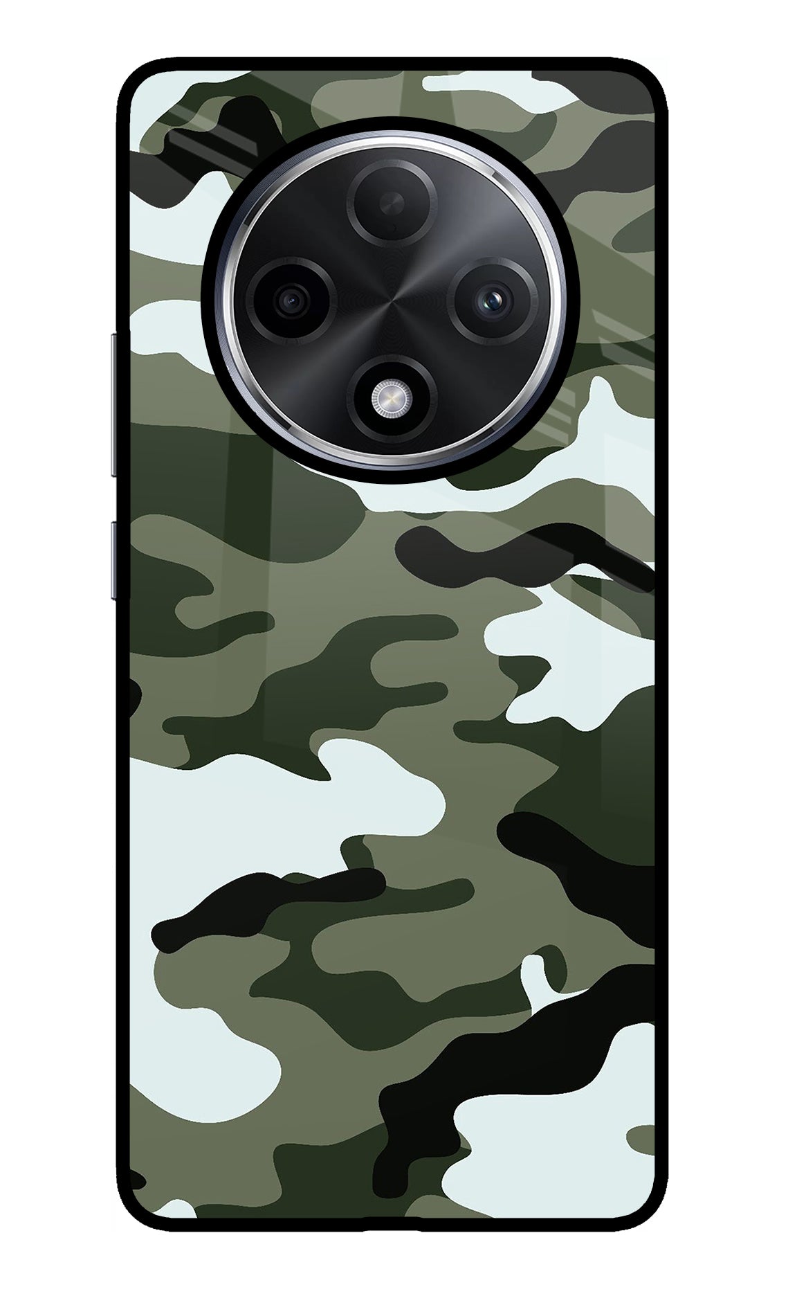 Camouflage Oppo F27 Pro Plus Glass Case