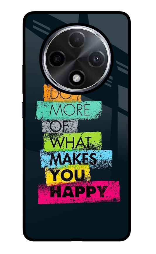 Do More Of What Makes You Happy Oppo F27 Pro Plus Glass Case