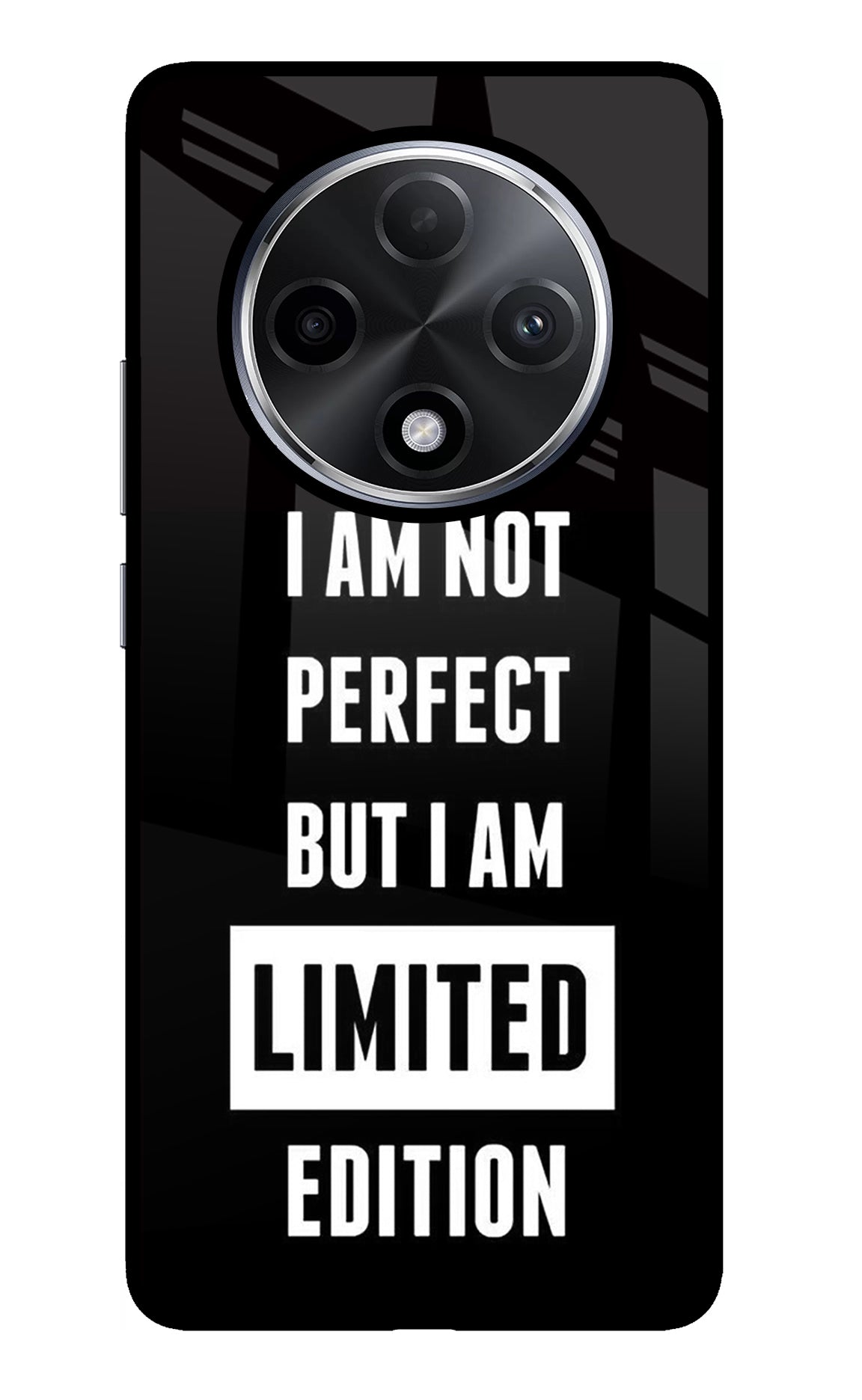 I Am Not Perfect But I Am Limited Edition Oppo F27 Pro Plus Glass Case