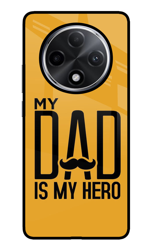 My Dad Is My Hero Oppo F27 Pro Plus Glass Case