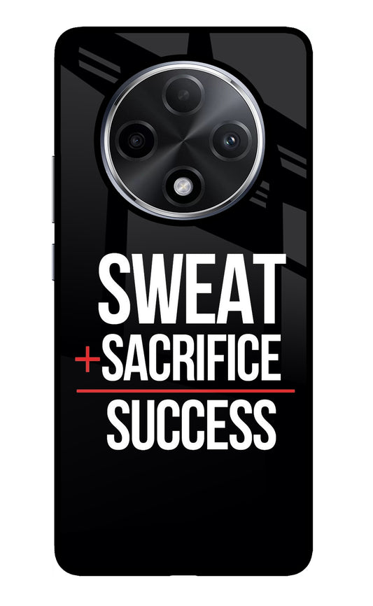 Sweat Sacrifice Success Oppo F27 Pro Plus Glass Case