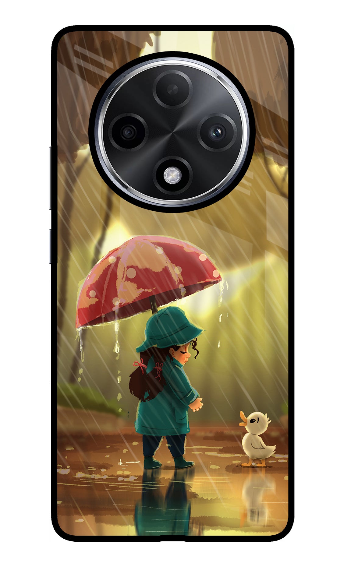 Rainy Day Oppo F27 Pro Plus Glass Case