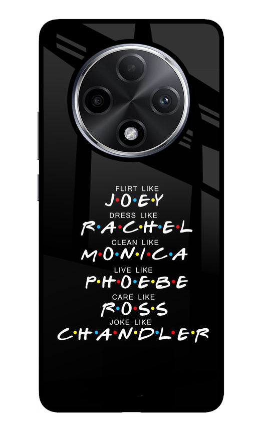 FRIENDS Character Oppo F27 Pro Plus Glass Case
