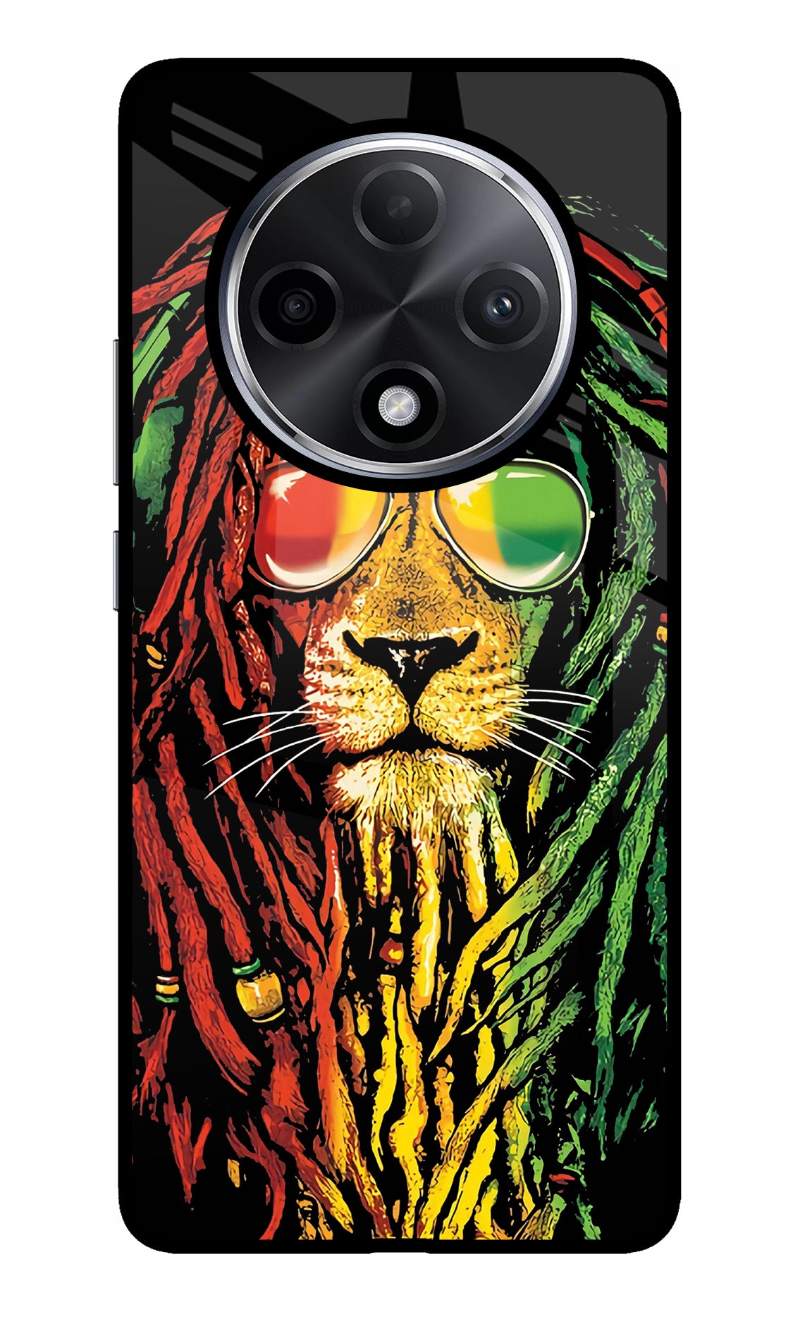 Rasta Lion Oppo F27 Pro Plus Glass Case