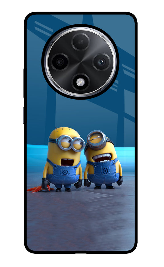 Minion Laughing Oppo F27 Pro Plus Glass Case