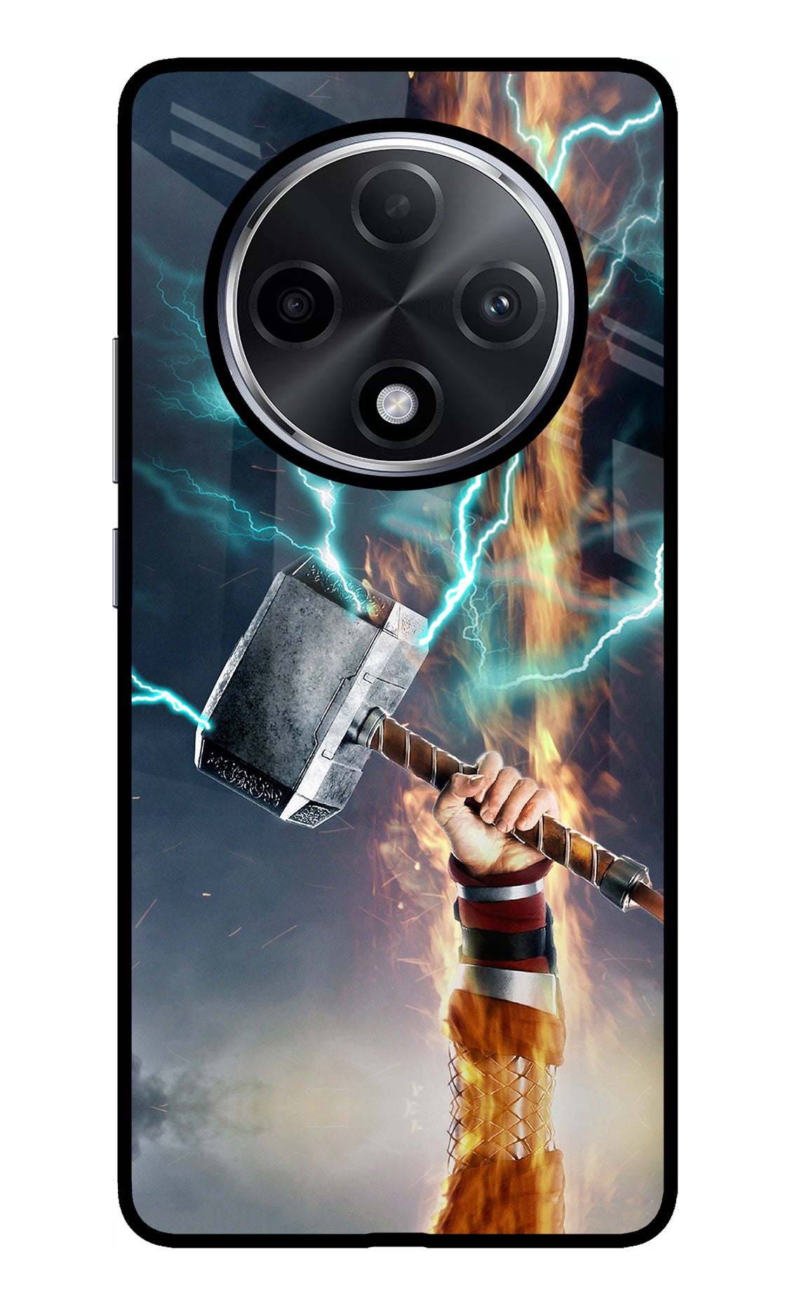 Thor Hammer Mjolnir Oppo F27 Pro Plus Glass Case