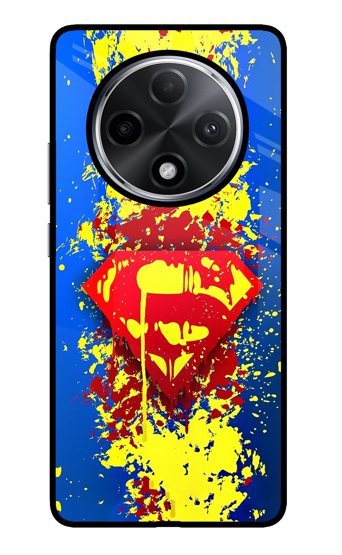 Superman logo Oppo F27 Pro Plus Glass Case