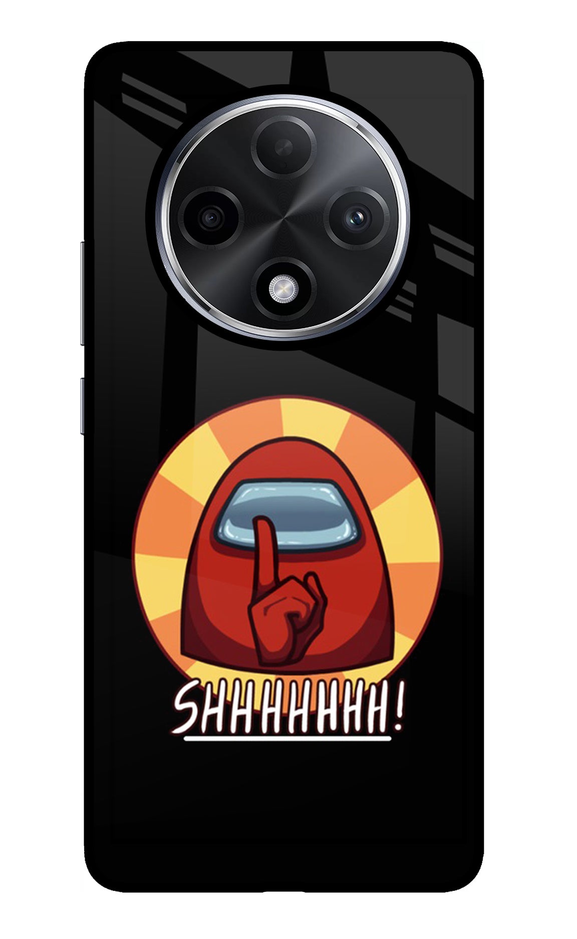 Among Us Shhh! Oppo F27 Pro Plus Glass Case