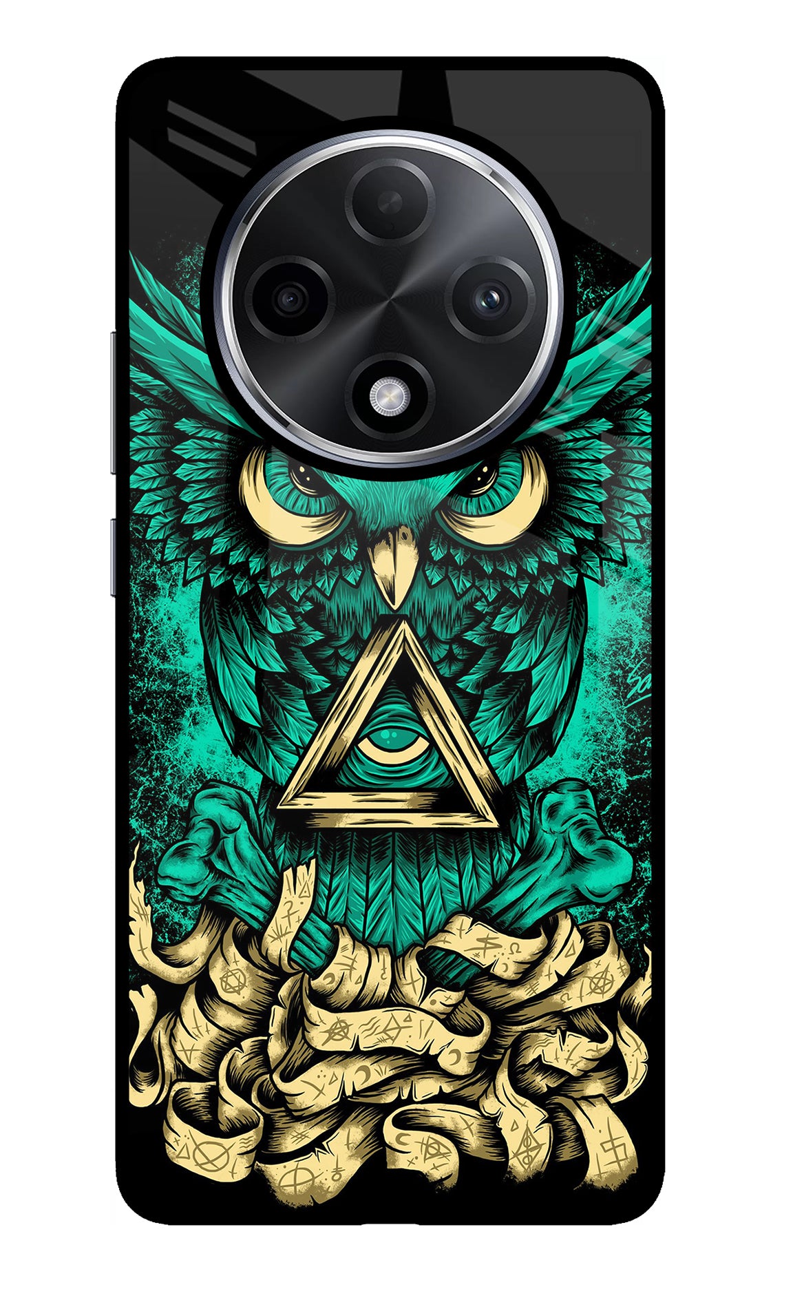 Green Owl Oppo F27 Pro Plus Glass Case