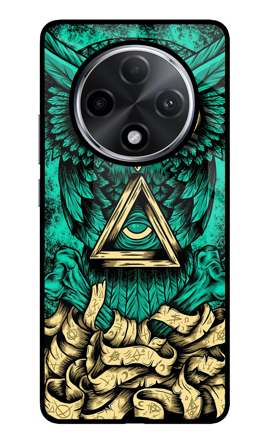 Green Owl Oppo F27 Pro Plus Glass Case