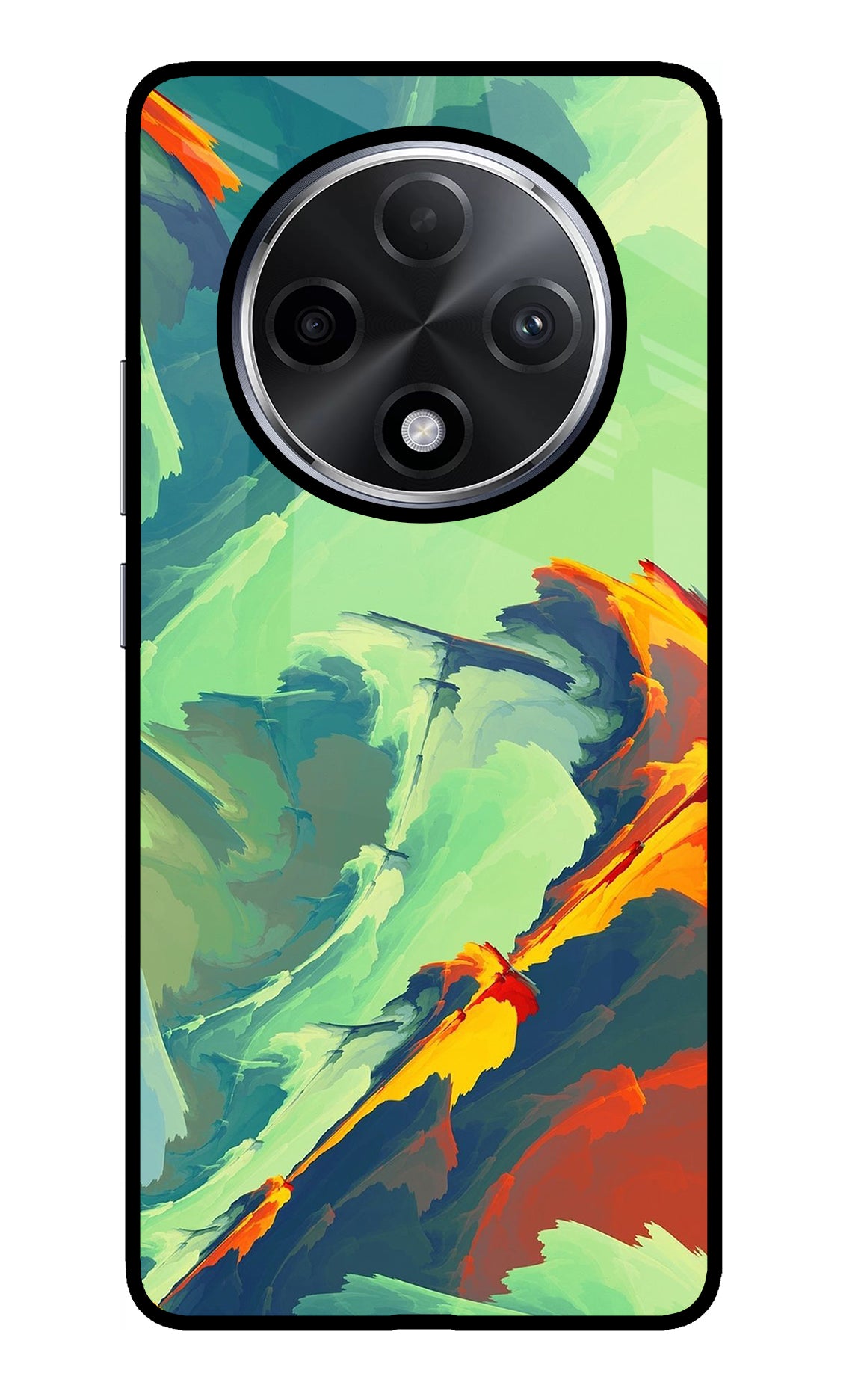 Paint Art Oppo F27 Pro Plus Glass Case