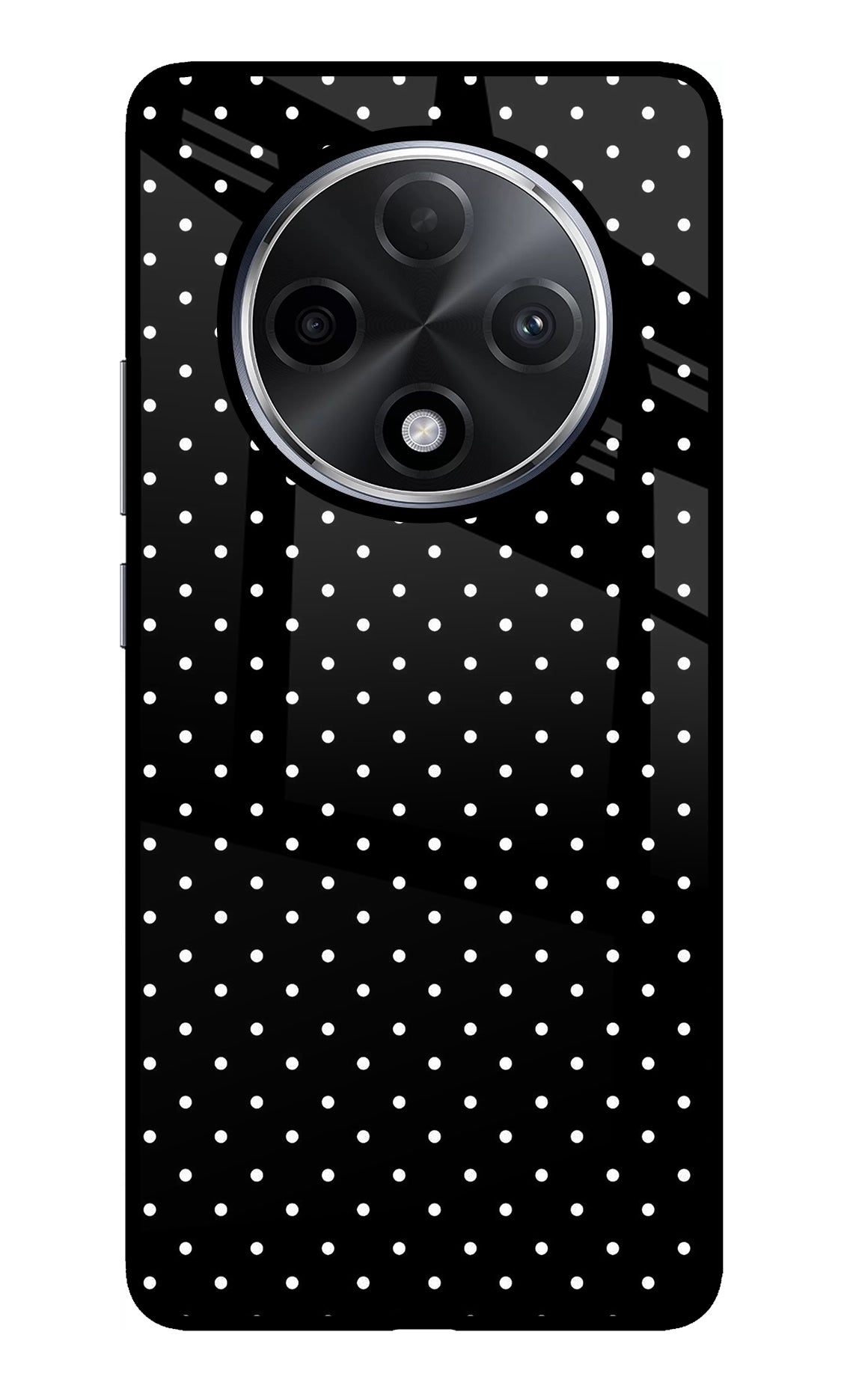 White Dots Oppo F27 Pro Plus Glass Case