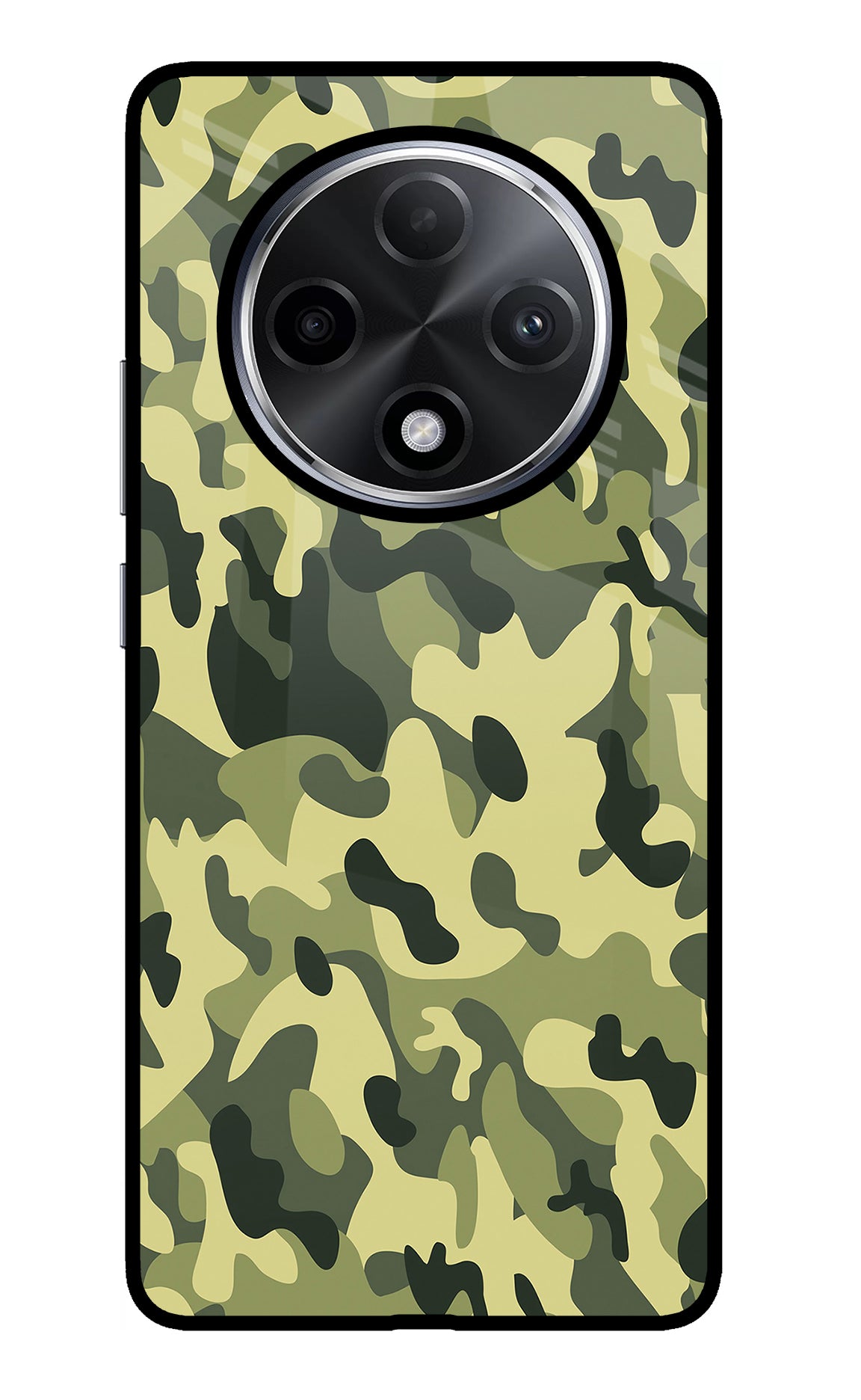 Camouflage Oppo F27 Pro Plus Glass Case
