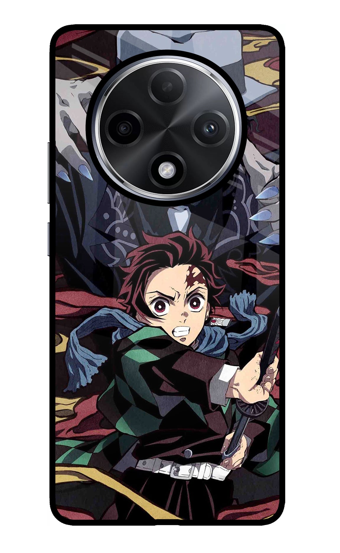 Demon Slayer Oppo F27 Pro Plus Glass Case