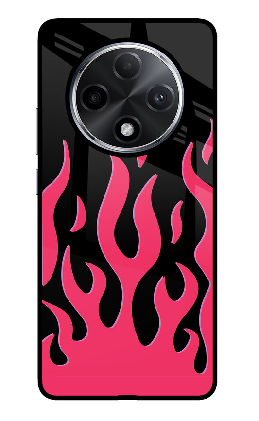 Fire Flames Oppo F27 Pro Plus Glass Case
