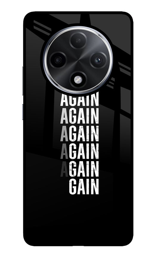 Again Again Gain Oppo F27 Pro Plus Glass Case