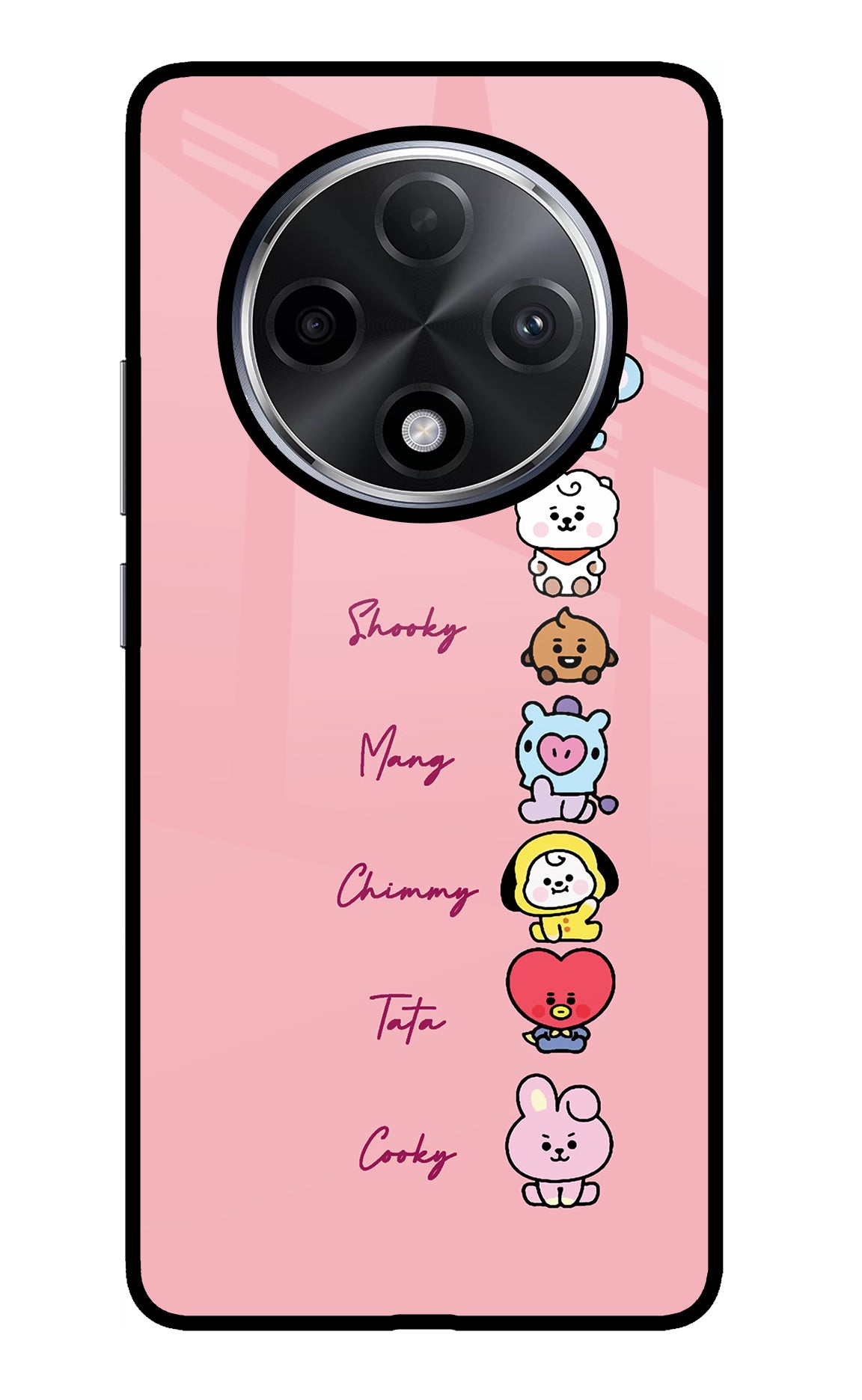 BTS names Oppo F27 Pro Plus Glass Case