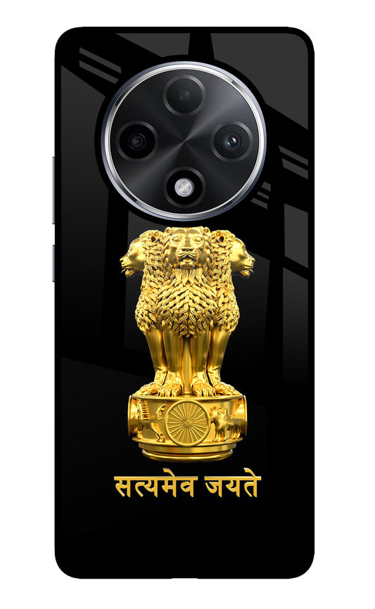 Satyamev Jayate Golden Oppo F27 Pro Plus Glass Case