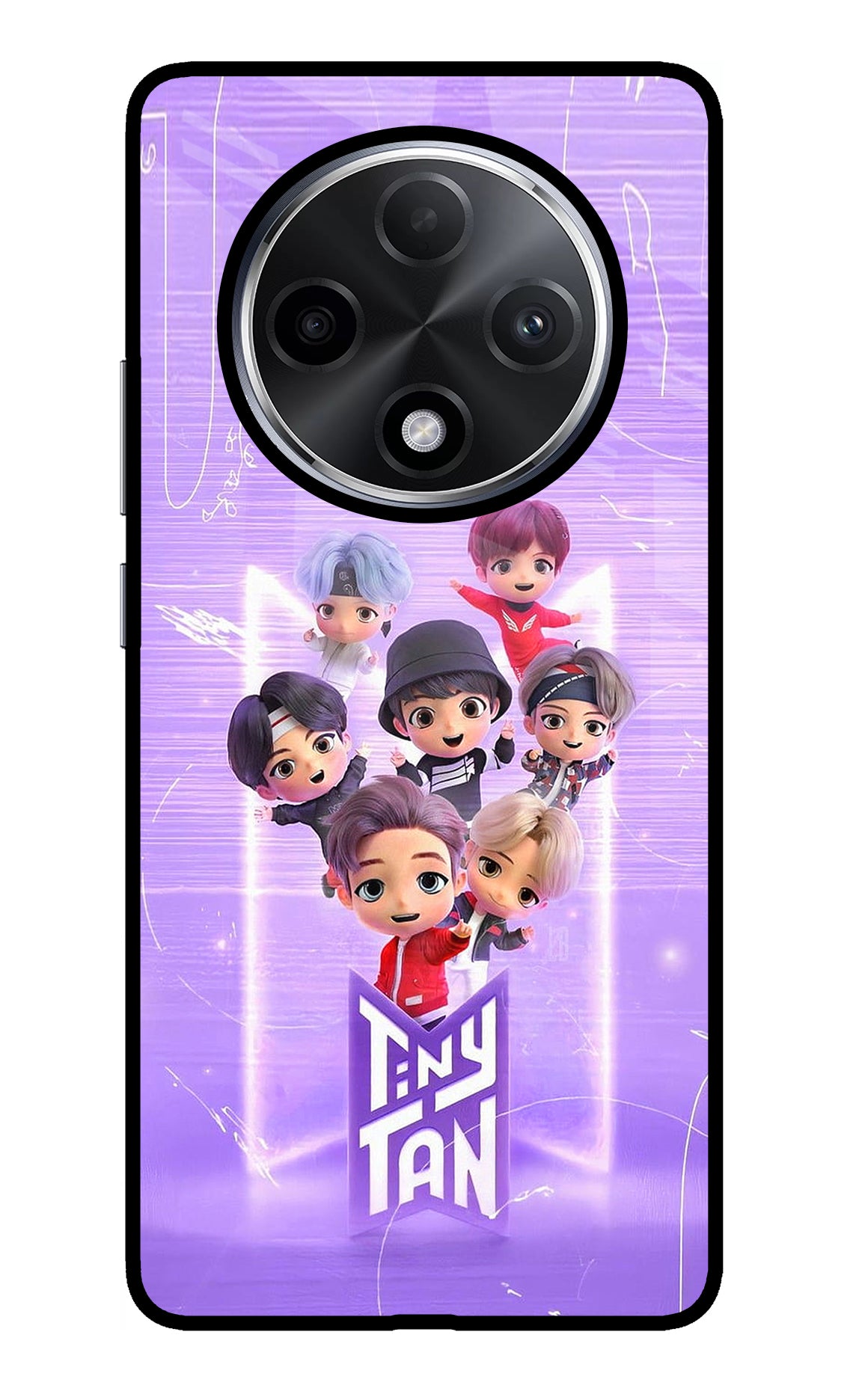 BTS Tiny Tan Oppo F27 Pro Plus Glass Case