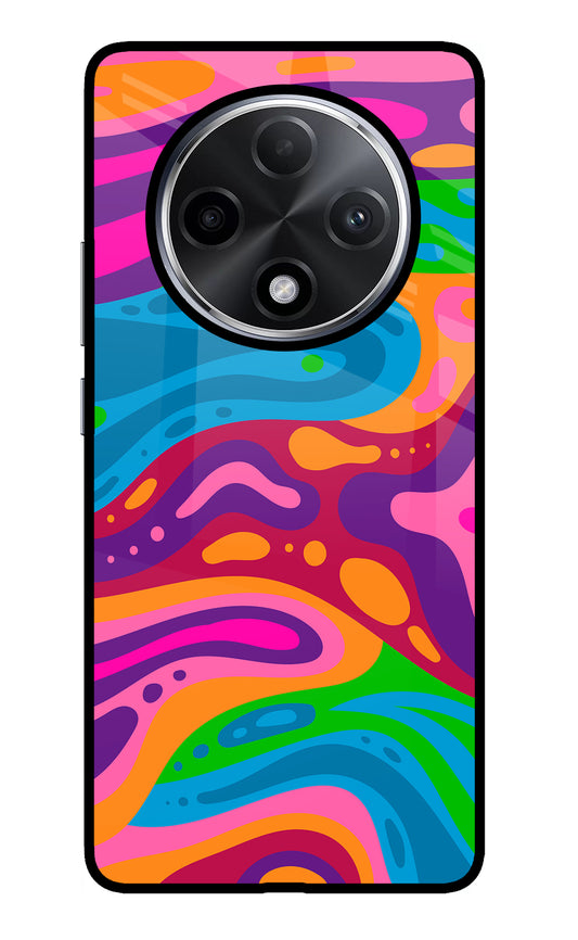 Trippy Pattern Oppo F27 Pro Plus Glass Case