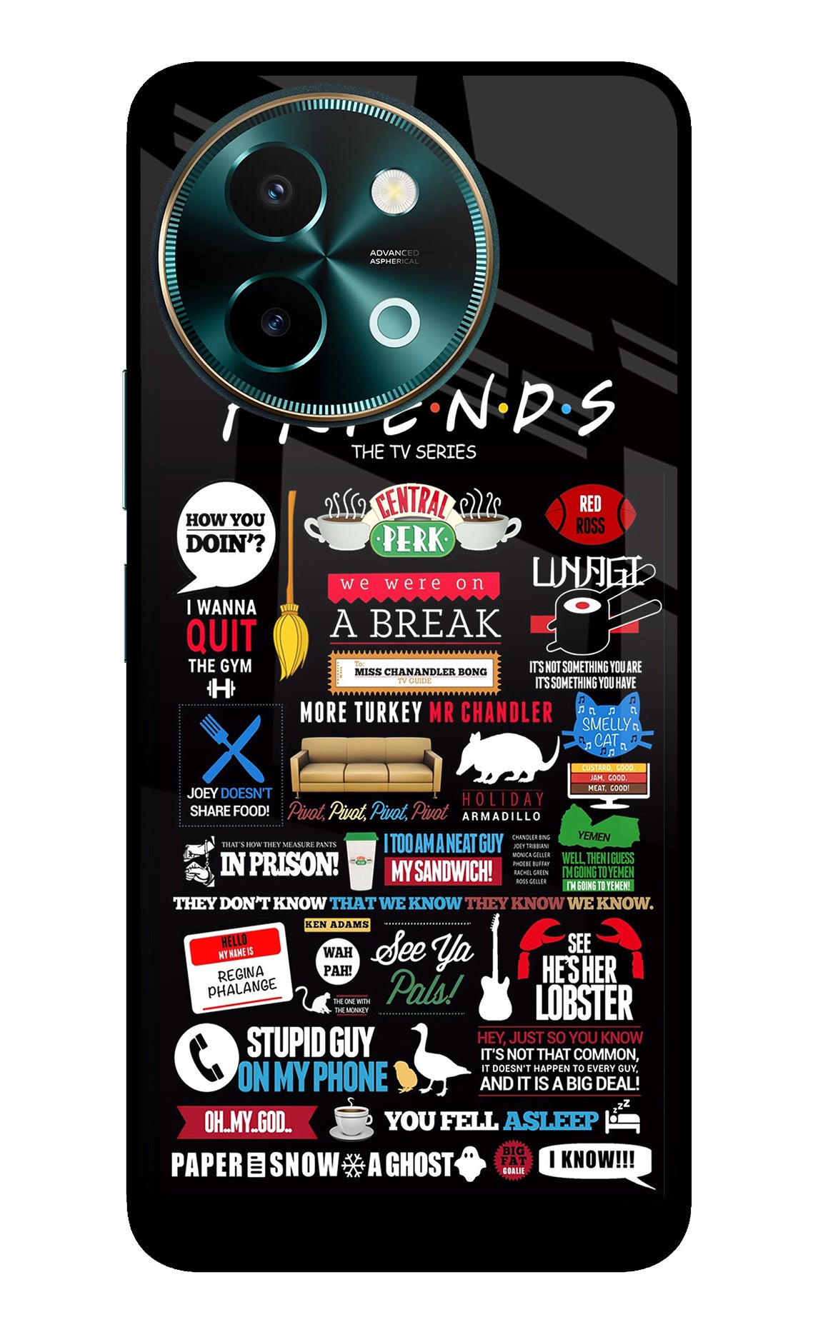 FRIENDS Case for Vivo Y58 5G